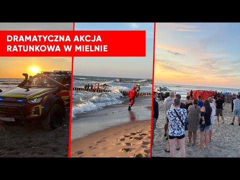 Rodzina zniknęła w morzu! Dramatyczna akcja ratunkowa w Mielnie