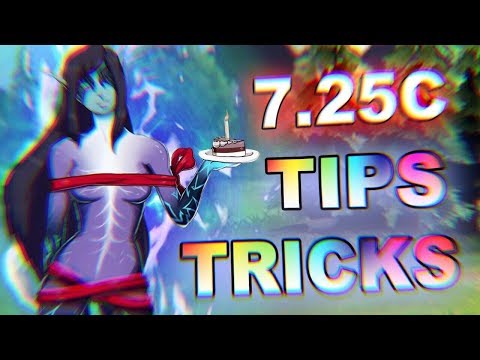 NEW Dota 2 TIPS, TRICKS and BUGS! 7.25c