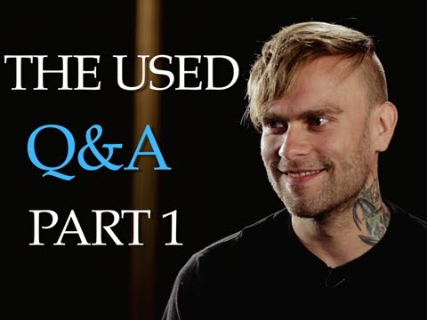 The Used - The PV Fan Q&A (Part 1) Hosted By Taking Back Sunday's Adam Lazzara