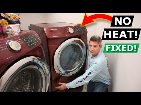 Dryer Won't Heat Up Or Dry Clothes - DIY How To Fix Heater In 2023