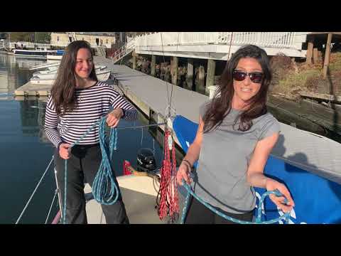 How to Coil the Sheets After the Sail