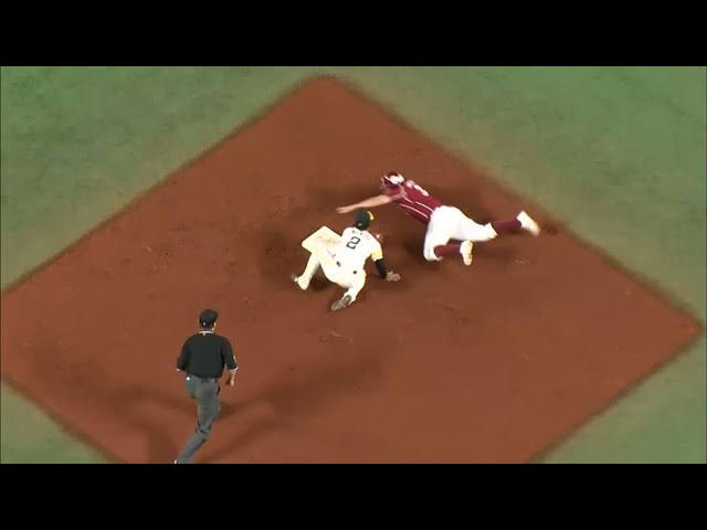 【2回表】忍者盗塁!? イーグルス・サンチェスがミラクル回避!! 2015/4/21 H-E