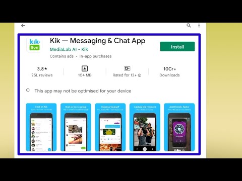 Kik - Messaging & Chat App Not Working Problem Solve In Android