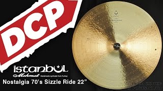 Video thumbnail for Istanbul Mehmet Nostalgia 70's Sizzle Ride Cymbal 22" 2345 grams by Drum Center of Portsmouth