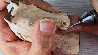 Dremel Mastery: Sculpting a Wooden Horse Head