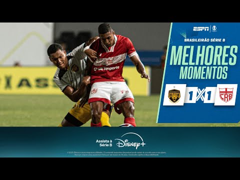 CRB marca no fim e empata contra o AMAZONAS na Série B | Melhores Momentos