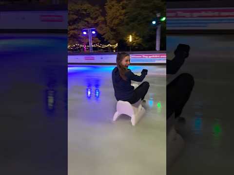 Gerade ne neue Sportart entdeckt 🤪 #eislaufen #sophiaschubert