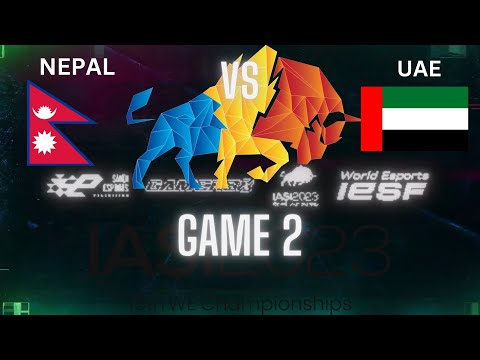 UAE vs NEPAL GAME 2 | Gamers 8 IESF World Esports Championship 2023 #mlbb #IESF2023 #NEPAL #UAE
