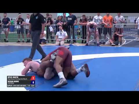 86 Semi-Finals - Myles Martin (Titan Mercury WC/Ohio Regional Training Center) vs. Keegan Moore (...