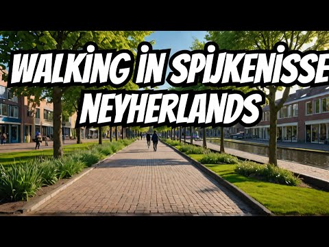 Walking in Spijkenisse, Netherlands (4k/60fps)