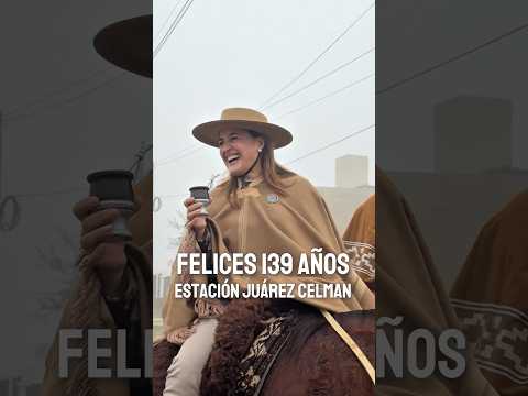Tradicional desfile gaucho en Estación Juárez Celman. ¡Feliz cumpleaños querida ciudad! 🩷
