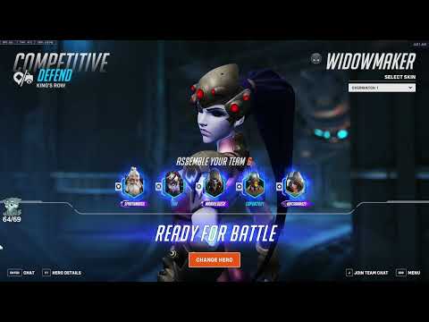 IDDQD WIDOW MAIN! IDDQD WIDOWMAKER GAMEPLAY OVERWATCH 2 SEASON 14 TOP 500