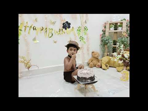 Bhargav 3rd Cake smash