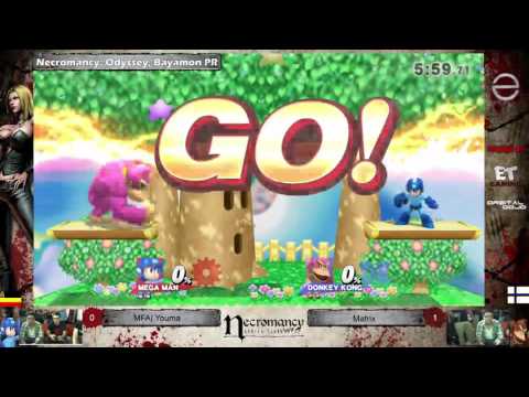 [Odyssey] MFA| Youma (Megaman) VS Matrix (Donkey Kong) - SSB4 - Losers Quarters