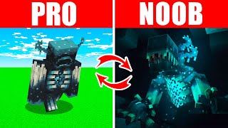 Minecraft NOOB vs. PRO: SWAPPED MUTANT WARDEN SURVIVAL in Minecraft (Compilation)