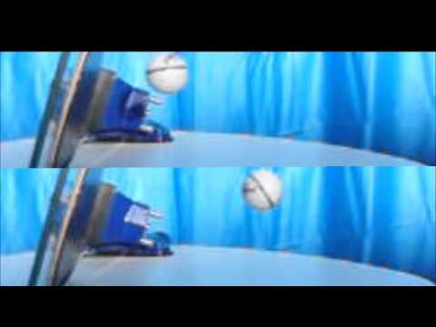 00 donic F3 big slam high speed rebound different points of contact - copyright pathinderpro