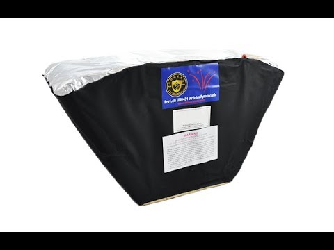 PFX548 25 SHOT CRACKLE MINES TO COMETS TO SHELLS - DOMINATOR FIREWORKS PRO