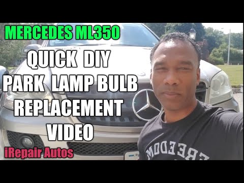 , title : 'Mercedes W164 Front Park Lamps Bulb Replacements | 2825 Bulbs | DIY'