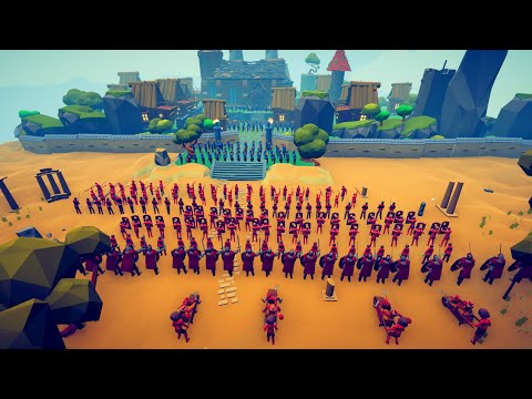 100x FARMER vs ALL FACTION - Totally Accurate Battle Simulator TABS