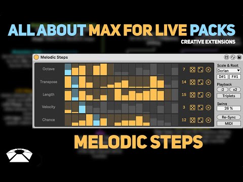 All About Max for Live Packs - Melodic Steps | Creative Extensions