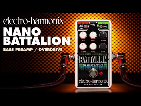 Electro-Harmonix (EHX) Nano Battalion Bass Preamp & Overdrive image 5