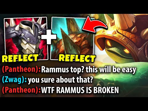 I EMBARRASSED PANTHEON WITH PROXY RAMMUS TOPLANE (HE WAS MALDING)