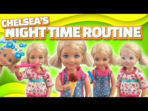 Barbie - Chelsea's Night Time Routine | Ep.444