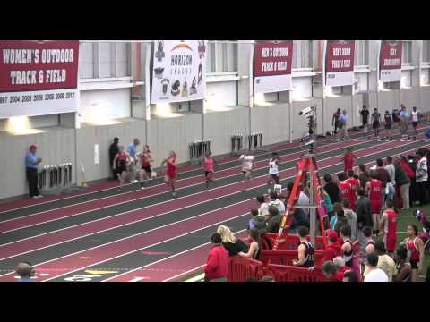 YSU Indoor Meet #1 (1/12/2014) - 60m Dash Finals - Girls Heat 2