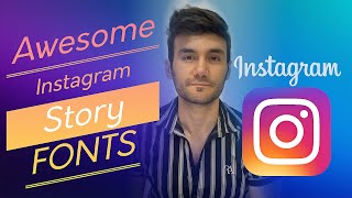 How To Add Custom Fonts To Instagram Story!