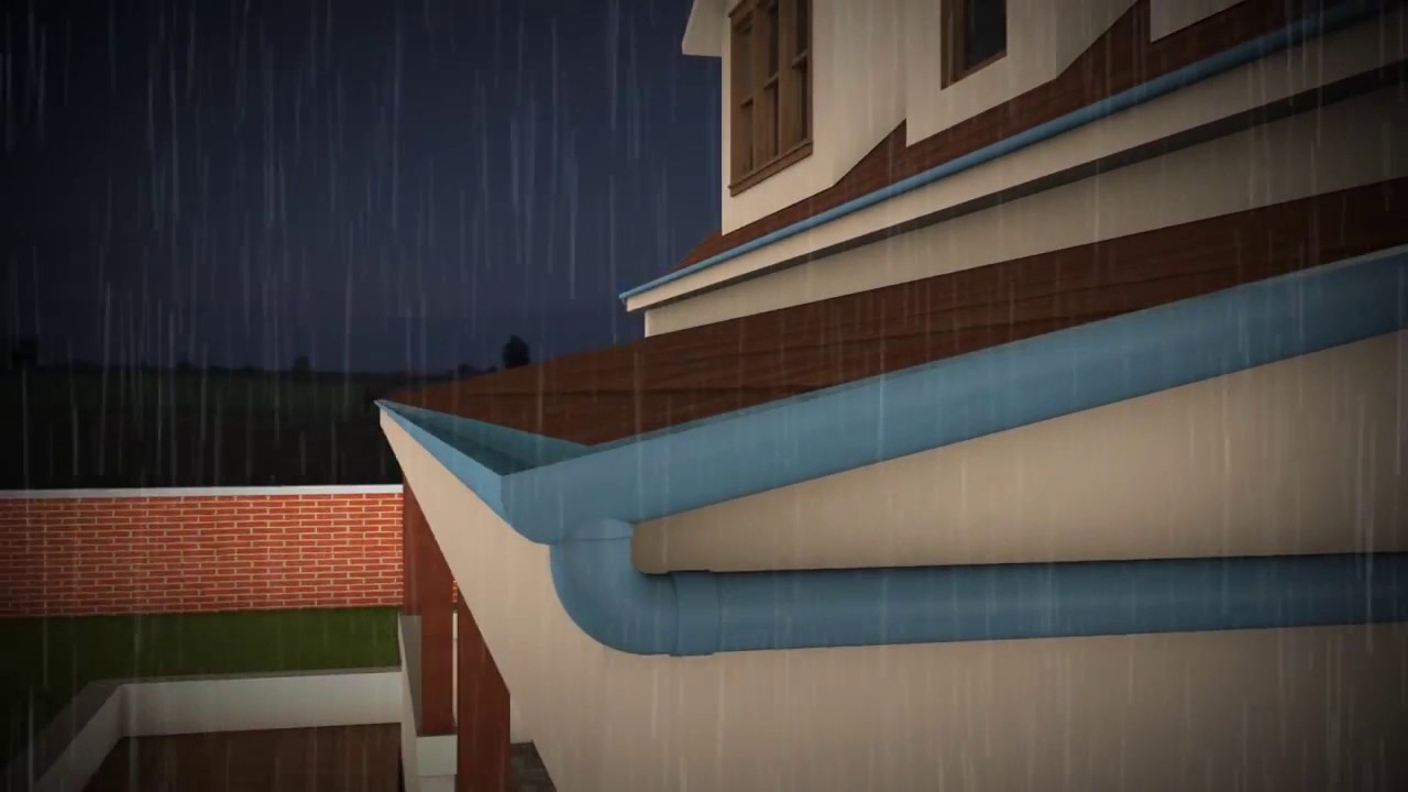 Roof Top Rainwater Harvesting  Animation