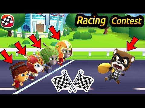 Talking Tom Gold Run Racing Contest GamePlay - YouTube