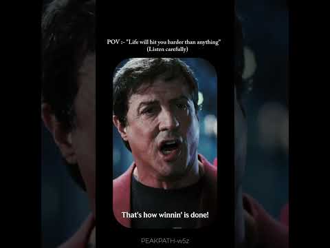 "Rocky's Most Brutal Truth About Life 🥊"#motivation