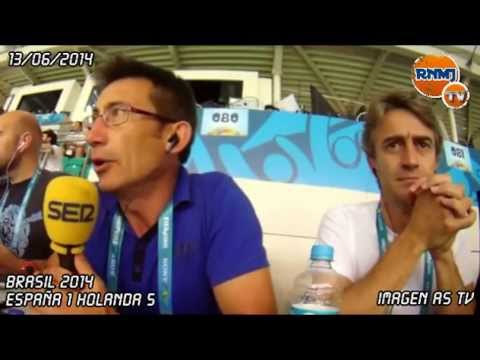Spain 1-5 Netherlands, SER narration Carlos Martínez | June 13, 2014 | Brazil World Cup 2014