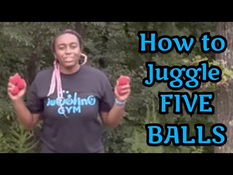 5 Ball Cascade Tutorial | HOW TO JUGGLE 5 BALLS | Advanced Juggling Trick Tutorial