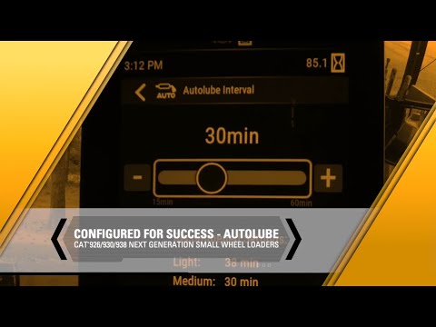 Autolube | Cat® 926, 930, 938 Next Generation Small Wheel Loaders