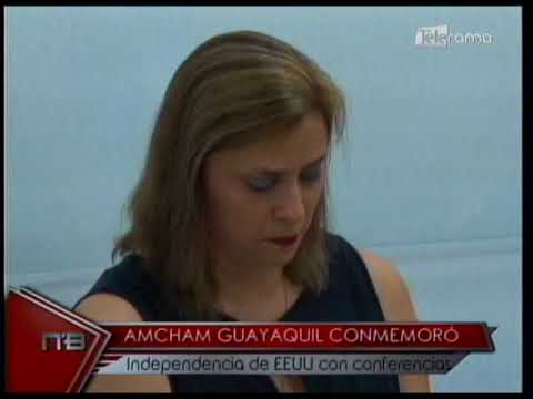 AMCHAM Guayaquil conmemoró independencia de EEUU con conferencias