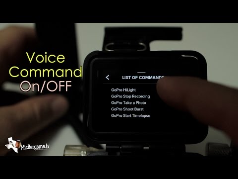 Hero5 / Hero6 : Voice Command - How to turn on / off - GoPro Tip #550 | MicBergsma