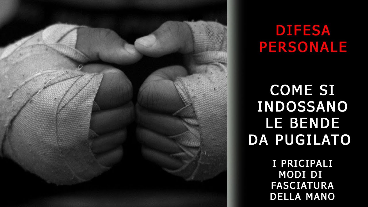 come indossare i bendaggi (fasce da pugilato o da mma)