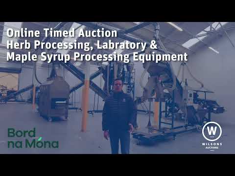 Herb Processing Laboratory & Maple Syrup Processing Equipment - Wilsons Auctions Dublin