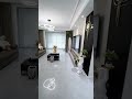 The light gray floor tiles are good-looking and dirt-resistant
