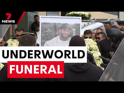 Motorbikes and a golden casket - Inside Sam 'The Punisher' Abdulrahim's extravagant farewell | 7NEWS