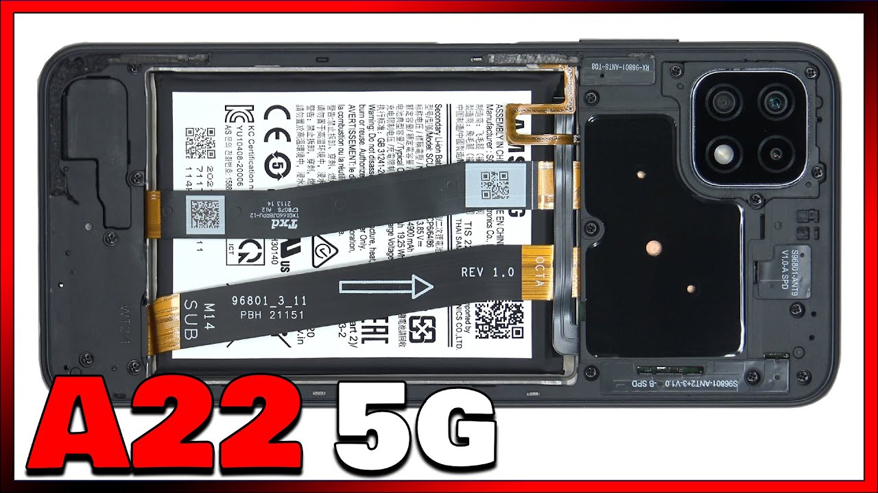 Samsung Galaxy A22 / F42 5G Disassembly Teardown Repair Video Review