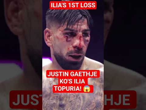 JUSTIN GAETHJE STUNS ILIA TOPURIA! 😱 First Career Loss | UFC Freedom 250