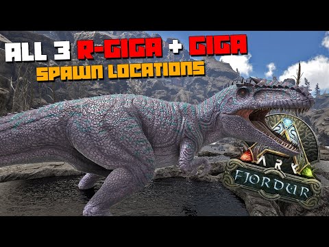 ARK: Fjordur | ALL Giga & R-Giga Spawn Locations!