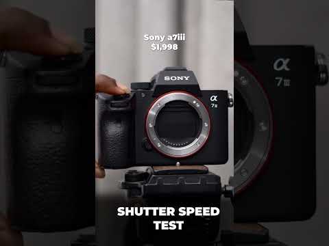 Shutter speed test between Canon M50, Sony a7iii & Sony a7iv