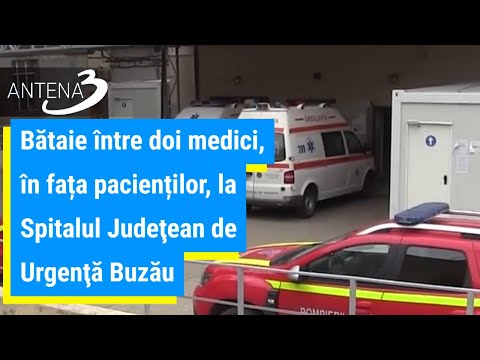 Bătaie între doi medici, în fața pacienților, la Spitalul Judeţean de Urgenţă Buzău.