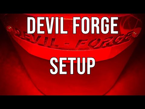 Setting up 10kg Devil Forge - ASMR Metal Melting - Melt Make Repeat