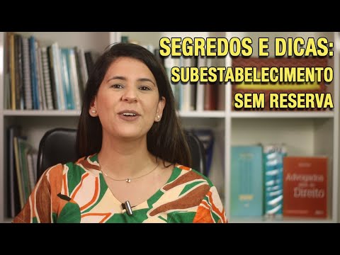 SEGREDOS DE UM SUBSTABELECIMENTO SEM RESERVAS