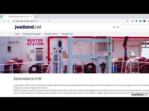 TYPO3 9.5 für Redakteure - 02 Anmeldung im Backend