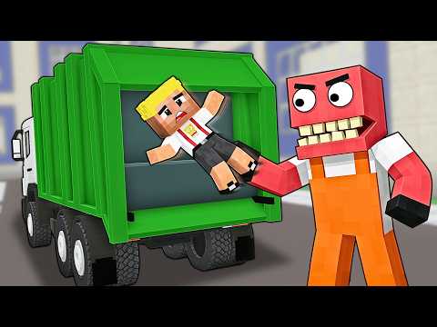 KORKUNÇ ÇÖPÇÜ ŞEHRİMİZE GELDİ! 😱 - Minecraft